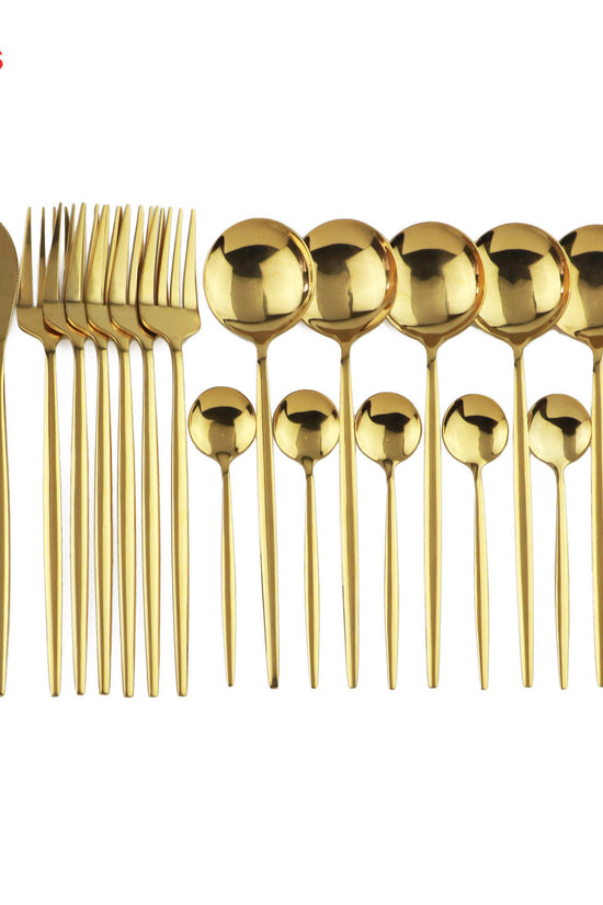 24pcs Luxury Cutlery Set