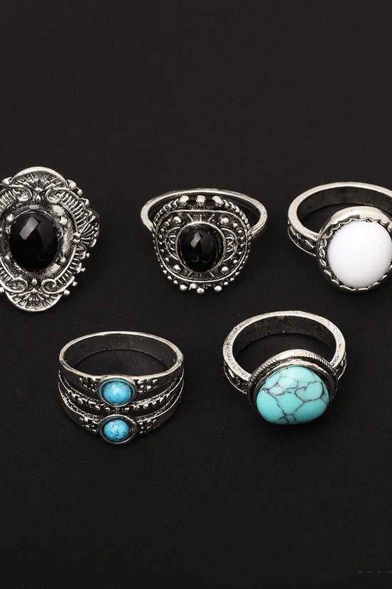 5-piece Set Of Joint Rings And Rings
