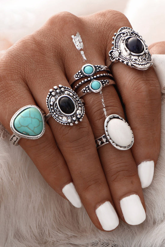 5-piece Set Of Joint Rings And Rings