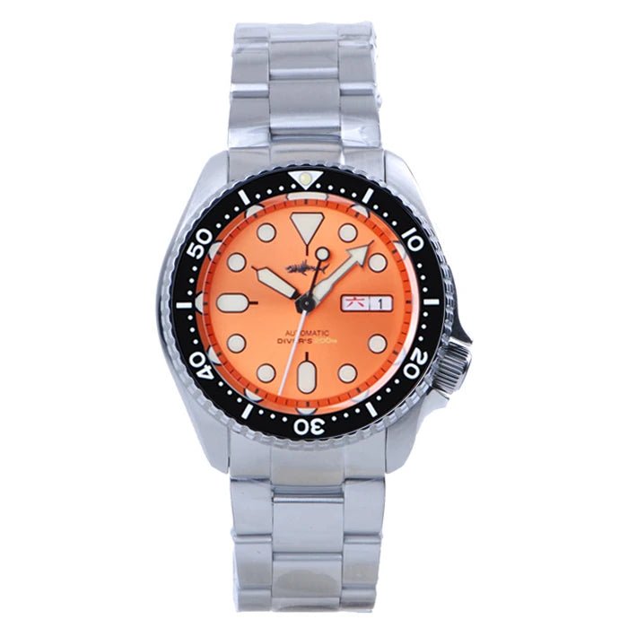 HEIMDALLR Sharkey SKX007 Vintage Diver Watch Mechanical Men Watches 200M Sapphire crystal Luminous NH36 Automatic Movement watch - CHINGUITY