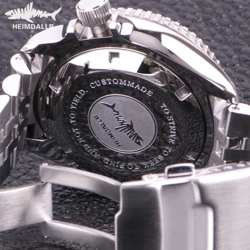 HEIMDALLR Sharkey SKX007 Vintage Diver Watch Mechanical Men Watches 200M Sapphire crystal Luminous NH36 Automatic Movement watch - CHINGUITY