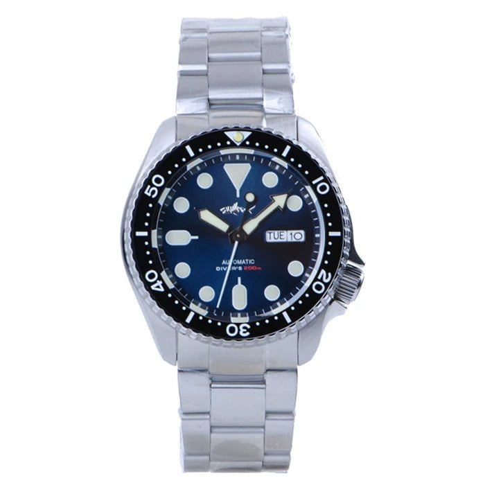 HEIMDALLR Sharkey SKX007 Vintage Diver Watch Mechanical Men Watches 200M Sapphire crystal Luminous NH36 Automatic Movement watch - CHINGUITY