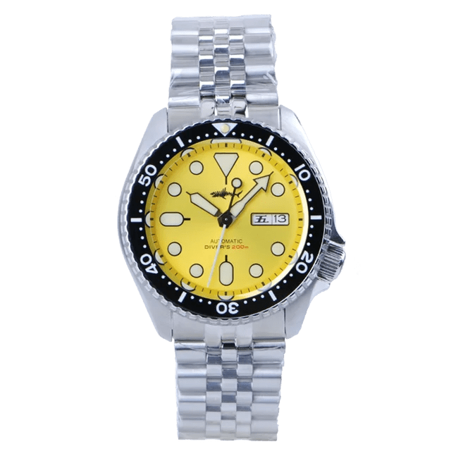 HEIMDALLR Sharkey SKX007 Vintage Diver Watch Mechanical Men Watches 200M Sapphire crystal Luminous NH36 Automatic Movement watch - CHINGUITY