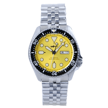 HEIMDALLR Sharkey SKX007 Vintage Diver Watch Mechanical Men Watches 200M Sapphire crystal Luminous NH36 Automatic Movement watch - CHINGUITY