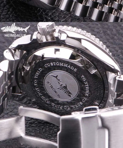 HEIMDALLR Sharkey SKX007 Vintage Diver Watch Mechanical Men Watches 200M Sapphire crystal Luminous NH36 Automatic Movement watch - CHINGUITY