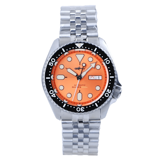 HEIMDALLR Sharkey SKX007 Vintage Diver Watch Mechanical Men Watches 200M Sapphire crystal Luminous NH36 Automatic Movement watch - CHINGUITY