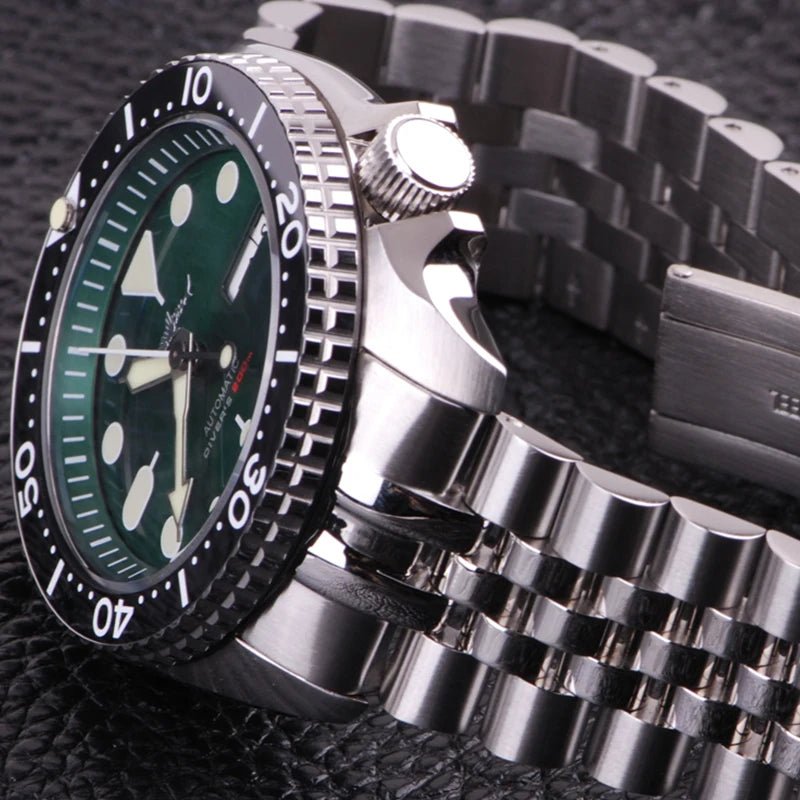 HEIMDALLR Sharkey SKX007 Vintage Diver Watch Mechanical Men Watches 200M Sapphire crystal Luminous NH36 Automatic Movement watch - CHINGUITY