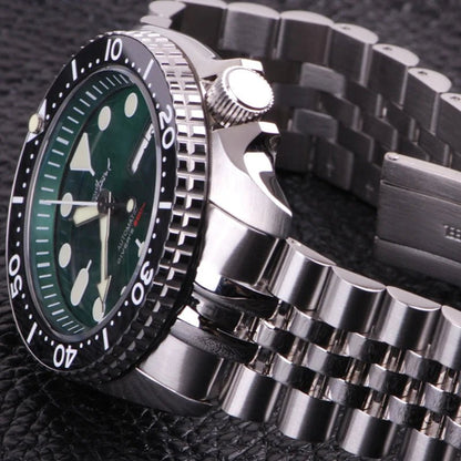 HEIMDALLR Sharkey SKX007 Vintage Diver Watch Mechanical Men Watches 200M Sapphire crystal Luminous NH36 Automatic Movement watch - CHINGUITY