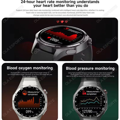 2025 New GPS NFC GT5 Pro Smart Watch Men HD AMOLED Screen Heart rate Bluetooth Call IP68 Waterproof Man Smartwatch Holiday Gifts - CHINGUITY