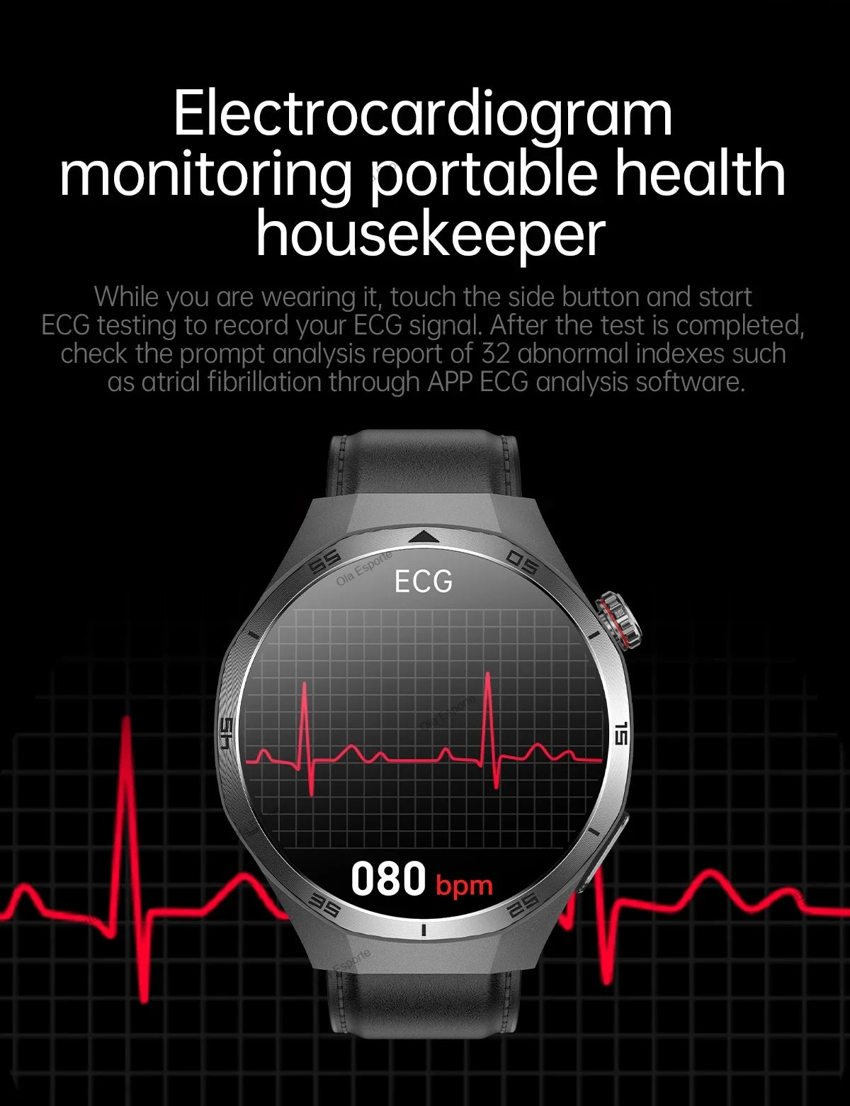 Watch 5 Pro GPS NFC Smart Watch Men 360*360 AMOLED Screen Heart rate Monitor Bluetooth Calls IP68 Waterproof Man Smartwatch 2025 - CHINGUITY