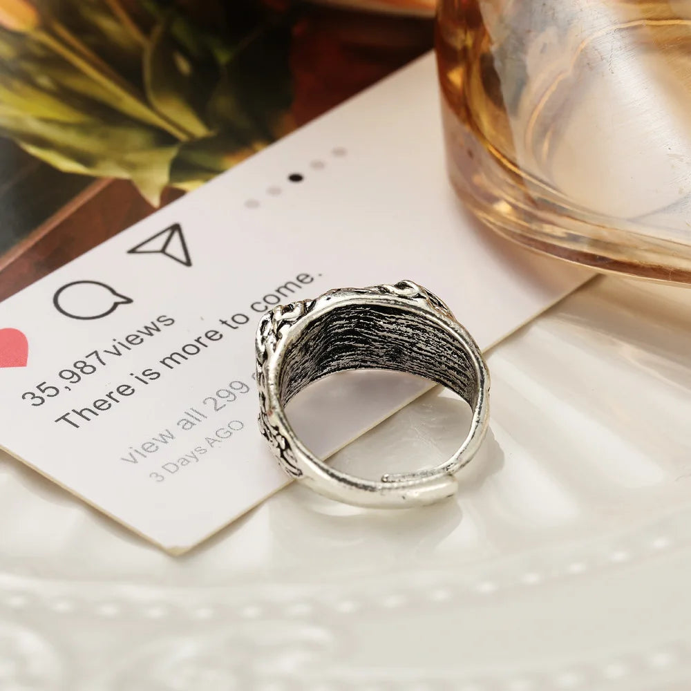 Fashion Charm Vintage Owl Ring for Men Women Cute Animals Owl Youth Gothic Rings Jewelry Accessories Boy Girl Gifts