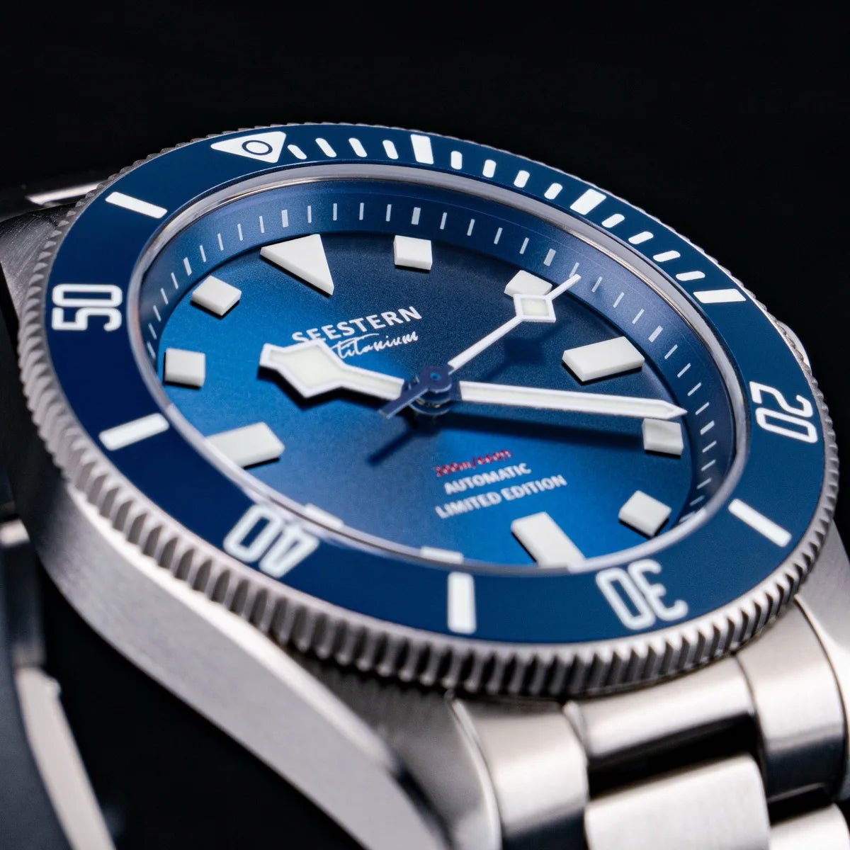 SEESTERN Titanium Diver Watch for Men Automatic Mechanical Wristwatch NH38 Movement Sapphire Glass 20ATM Waterproof Luminous New - CHINGUITY