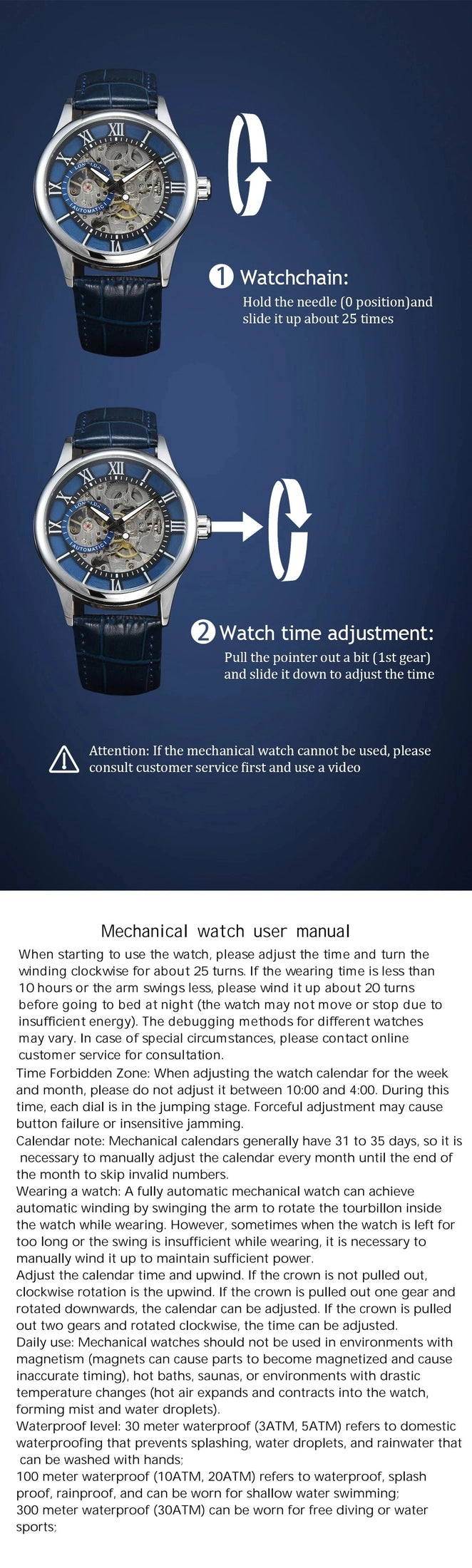 LONGLUX automatic watch rome wholesale mechanical wristwatches waterproof hollow leather mens watch men gift - CHINGUITY