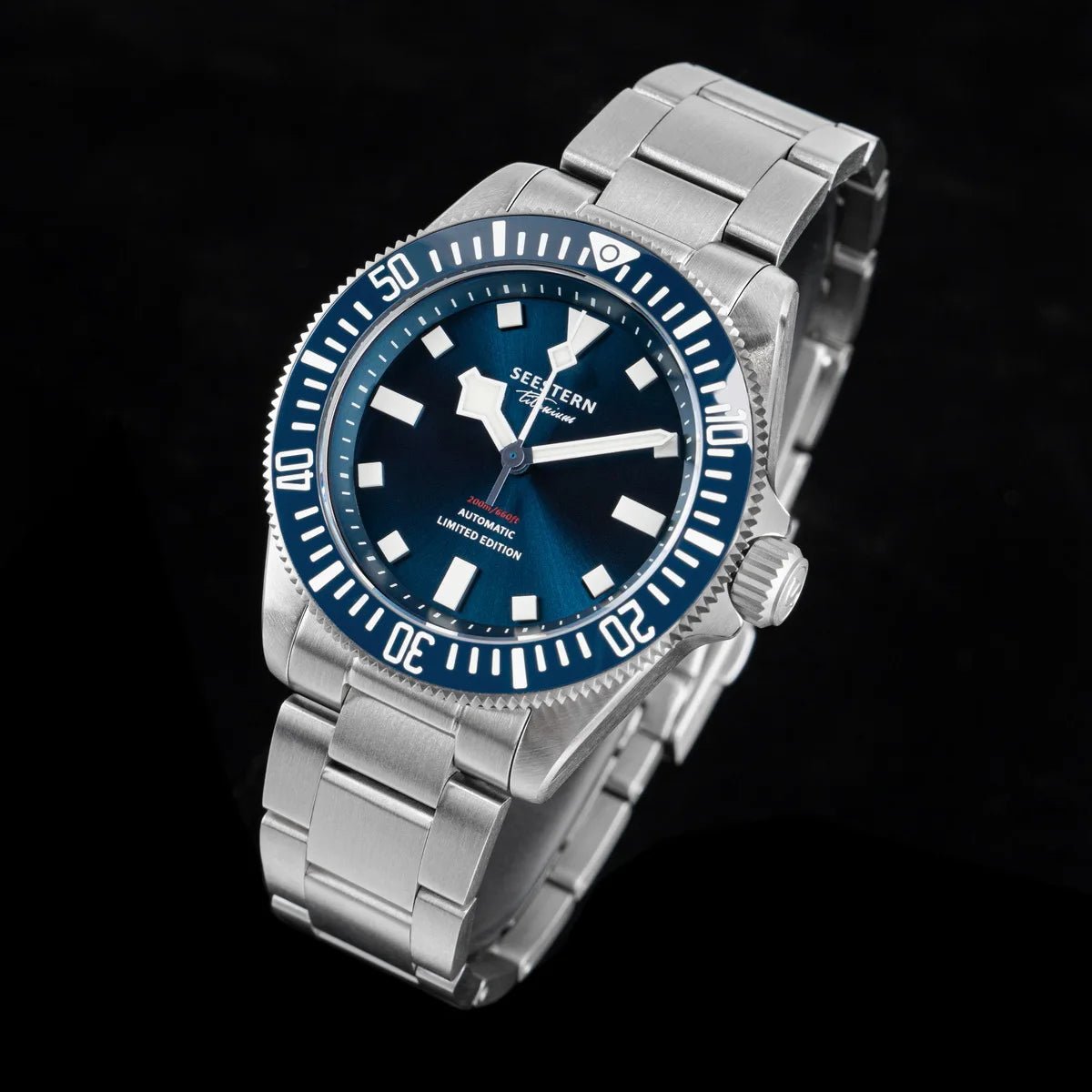 SEESTERN Titanium Diver Watch for Men Automatic Mechanical Wristwatch NH38 Movement Sapphire Glass 20ATM Waterproof Luminous New - CHINGUITY