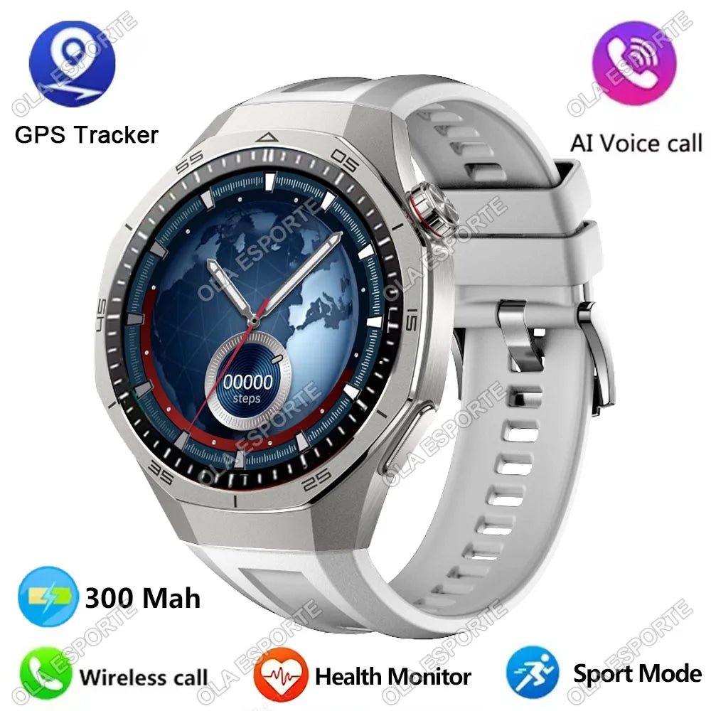 2025 New GPS NFC GT5 Pro Smart Watch Men HD AMOLED Screen Heart rate Bluetooth Call IP68 Waterproof Man Smartwatch Holiday Gifts - CHINGUITY