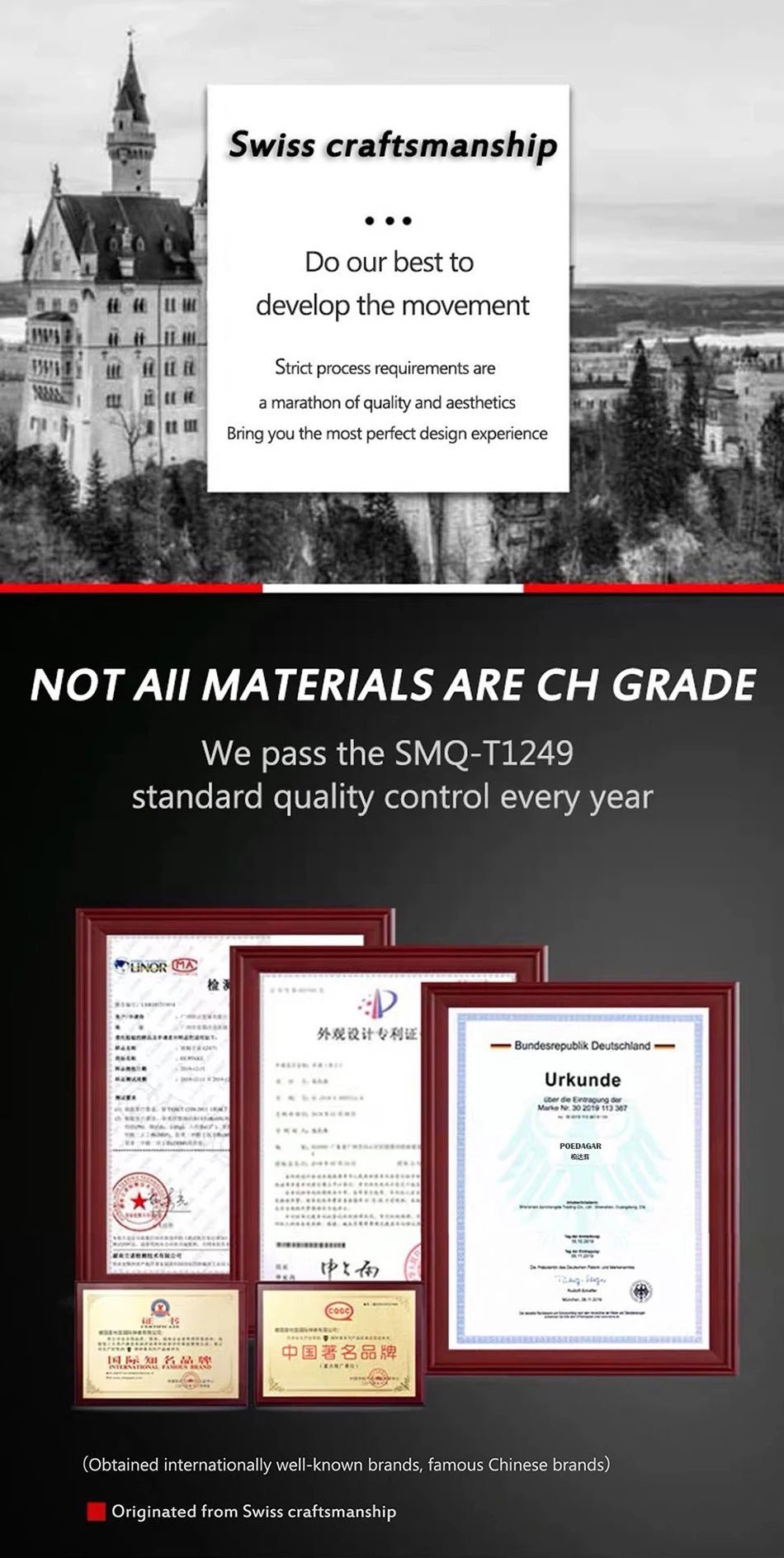 PENGAGAR Luxury Square Sport Man Wristwatch Waterproof Luminous Chronograph Quartz Men's Watches Stainless Steel Men Watch Reloj - CHINGUITY