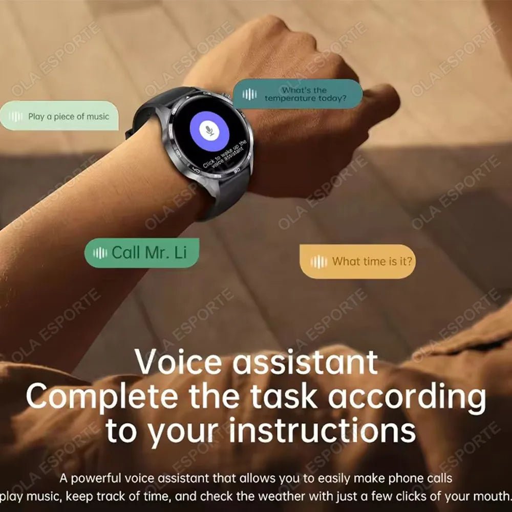 2025 New GPS NFC GT5 Pro Smart Watch Men HD AMOLED Screen Heart rate Bluetooth Call IP68 Waterproof Man Smartwatch Holiday Gifts - CHINGUITY