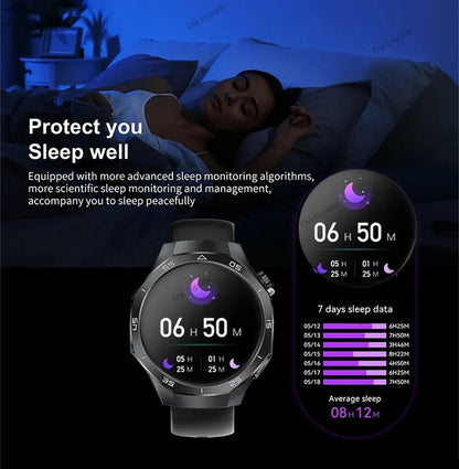 2025 New GPS NFC GT5 Pro Smart Watch Men HD AMOLED Screen Heart rate Bluetooth Call IP68 Waterproof Man Smartwatch Holiday Gifts - CHINGUITY