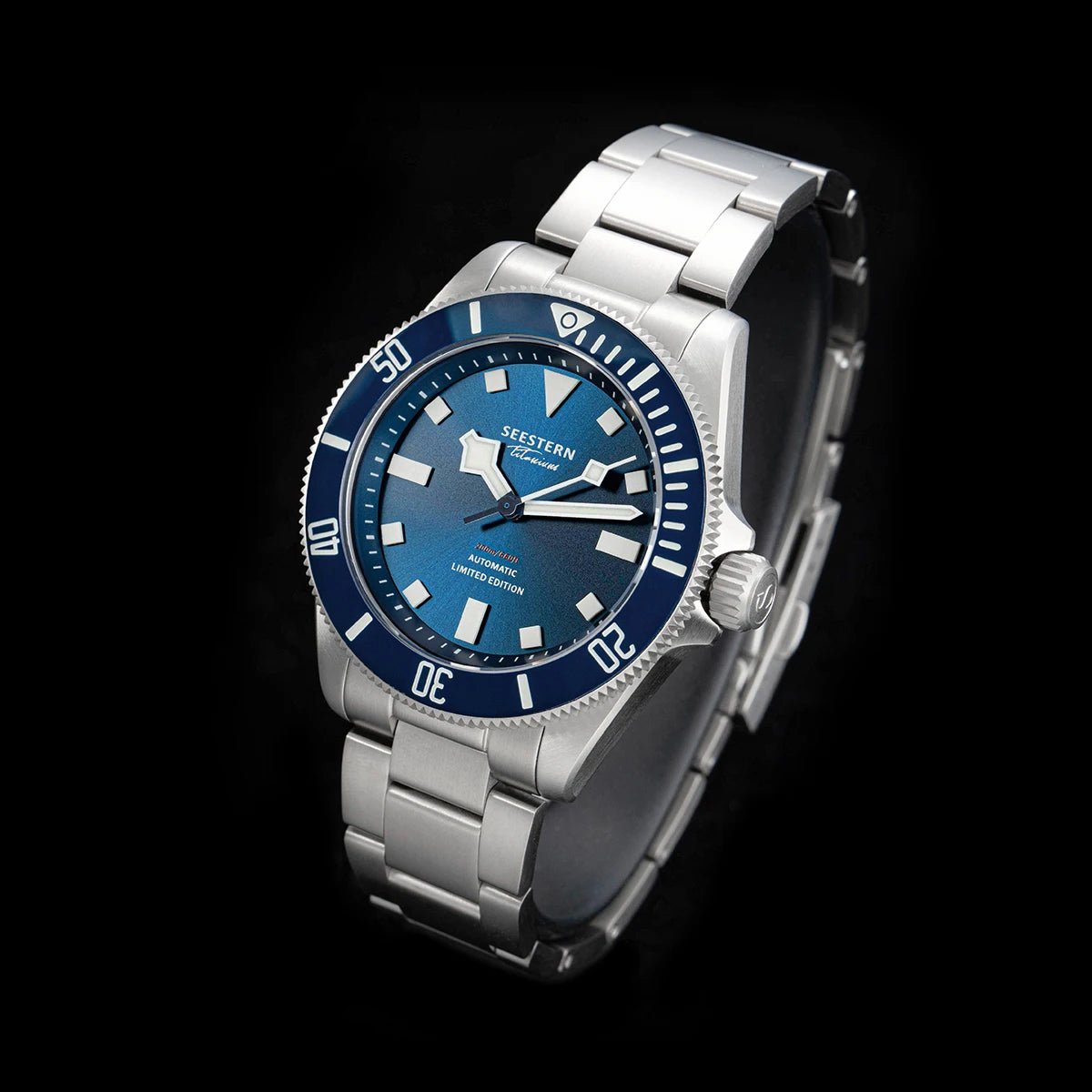 SEESTERN Titanium Diver Watch for Men Automatic Mechanical Wristwatch NH38 Movement Sapphire Glass 20ATM Waterproof Luminous New - CHINGUITY