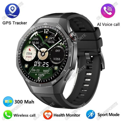 Watch 5 Pro GPS NFC Smart Watch Men 360*360 AMOLED Screen Heart rate Monitor Bluetooth Calls IP68 Waterproof Man Smartwatch 2025 - CHINGUITY