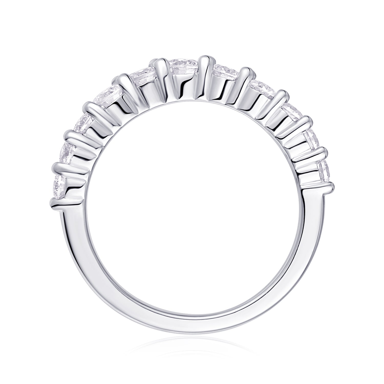 Crown Diamond Ring Wedding Ring Luxury Fashion Set Moissanite Silver Ring - Chinguity