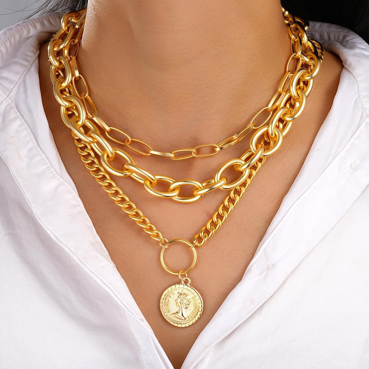 Women's Light Luxury Temperament Necklace Set