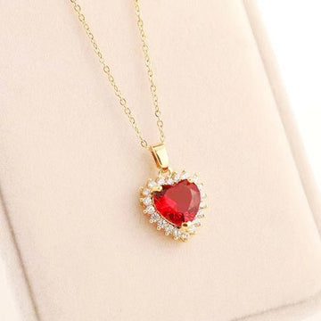 Ruby Heart O Chain